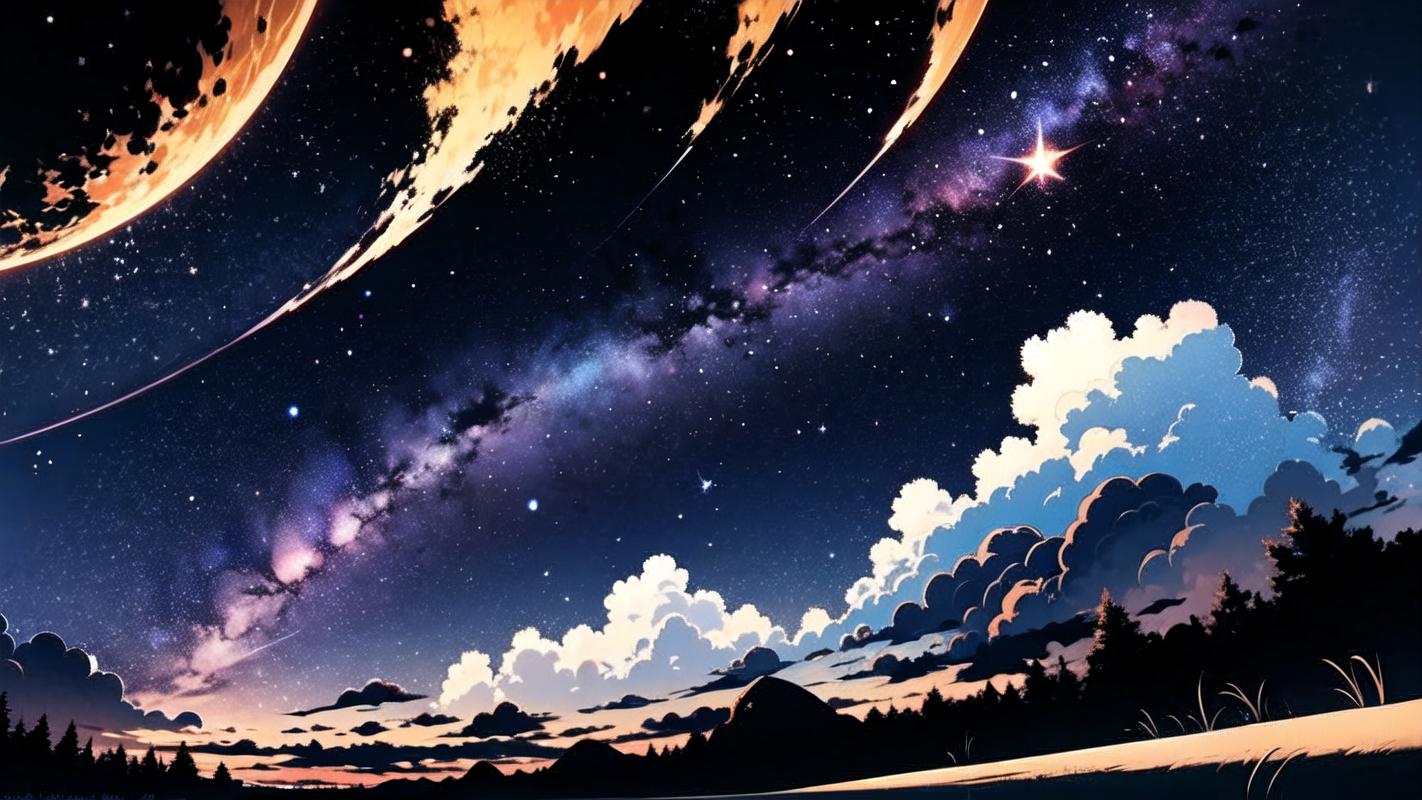 璀璨星空，点亮屏幕 唯美夜空星星壁纸与动态动画大赏